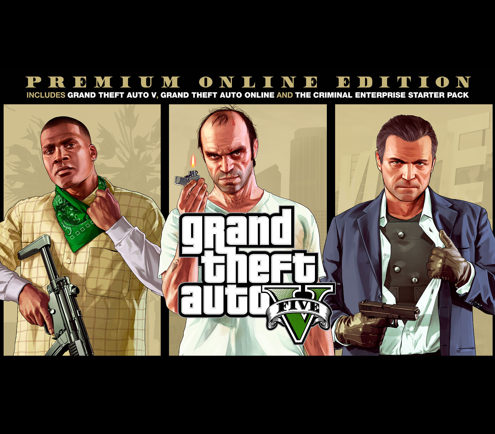 Grand Theft Auto V: Premium Online Edition EU <span dir="ltr" class="cl-ltr">Grand Theft Auto V: Premium Online Edition EU</span> - تصویر 1