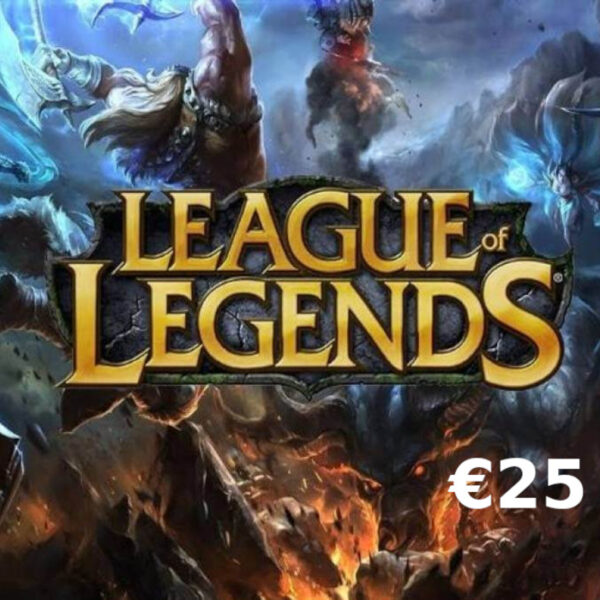 <span dir="ltr" class="cl-ltr">League of Legends 25 EUR Prepaid RP Card EU</span>