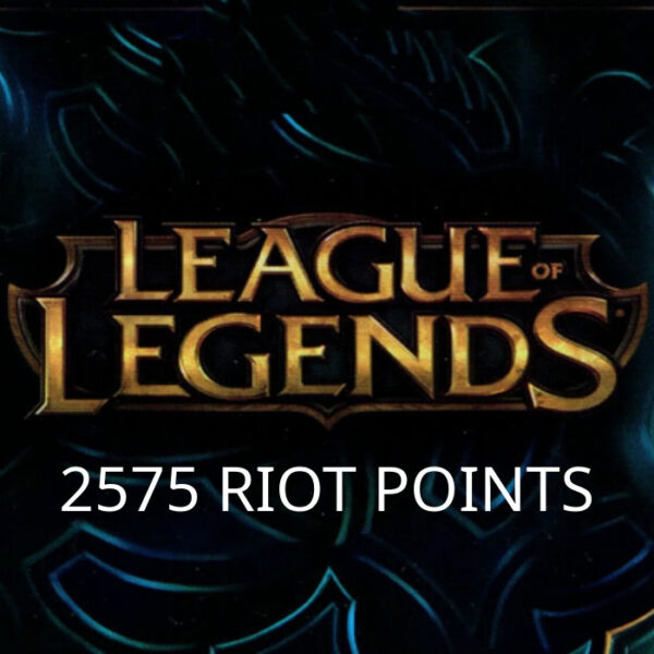 <span dir="ltr" class="cl-ltr">League of Legends 2575 RP Prepaid Card EU</span>