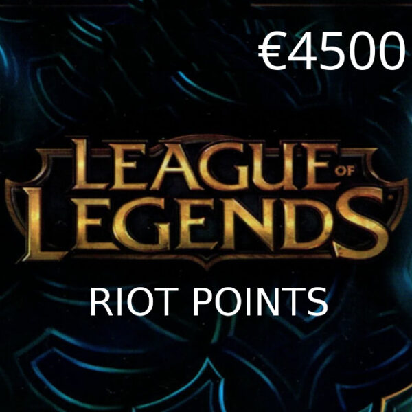 <span dir="ltr" class="cl-ltr">League of Legends 4500 RP Prepaid Card EU</span>