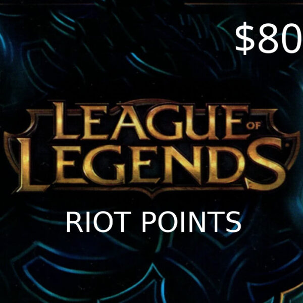 <span dir="ltr" class="cl-ltr">League of Legends $80 Prepaid RP Card US</span>
