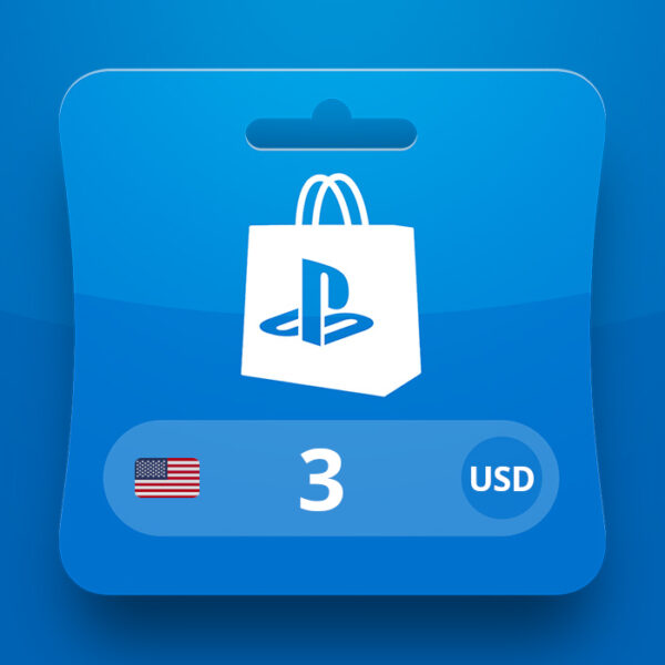 <span dir="ltr" class="cl-ltr">PlayStation Network Card USD 3 Gift Card US</span>
