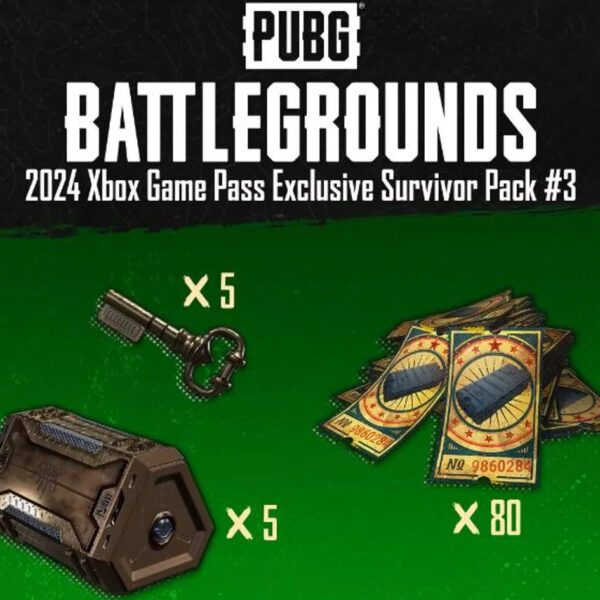<span dir="ltr" class="cl-ltr">PUBG Battlegrounds - 2024 Exclusive Survivor Pack #3 DLC XBOX One /</span>