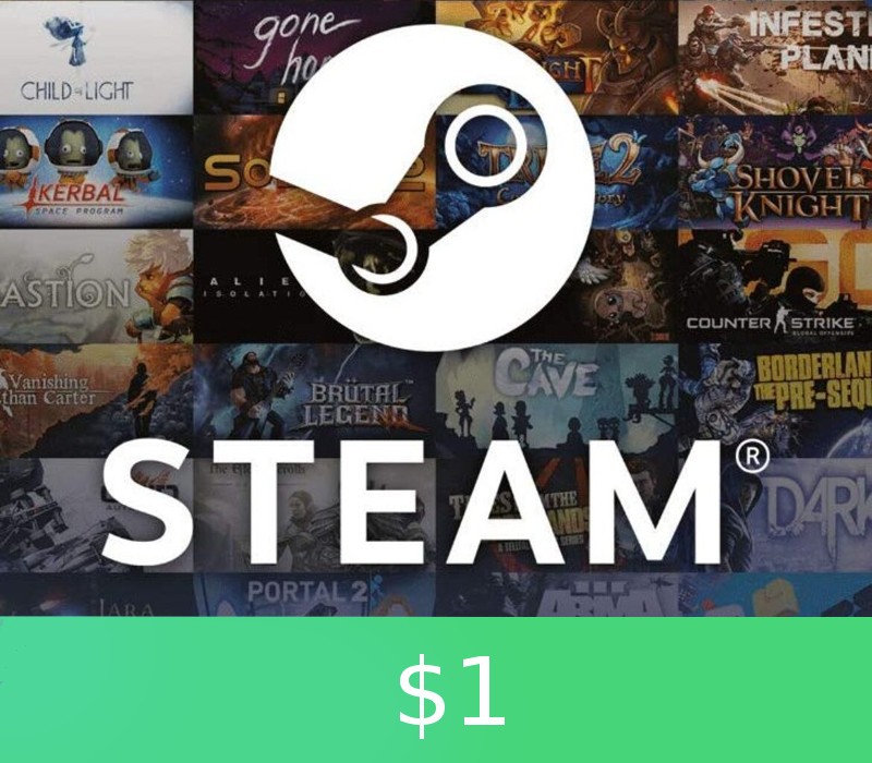 Steam Gift Card $1 Global Activation Code <span dir="ltr" class="cl-ltr">Steam Gift Card $1 Global Activation Code</span> - تصویر 1