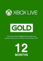 Xbox Live GOLD Subscription Card 12 Months XBOX LIVE GLOBAL
