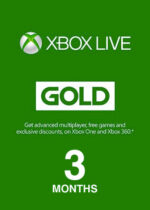 Xbox Live GOLD Subscription Card 3 Months GLOBAL XBOX LIVE